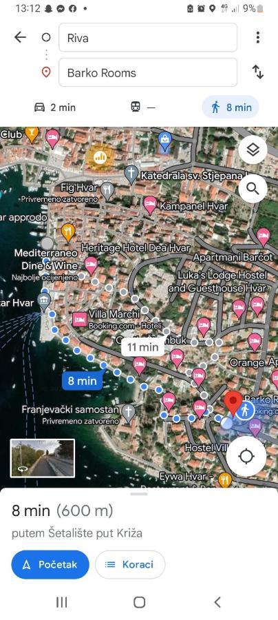 Barko Apartment And Rooms Hvar Town Eksteriør billede